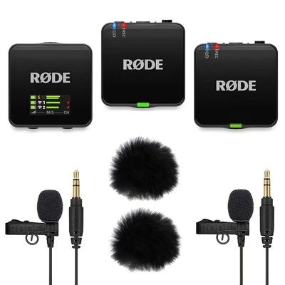 Rode Wireless GO Gen 3 Mikrofon-Funksystem mit 2x Lavalier GO und 2x WS05 - Bild 1 von 4