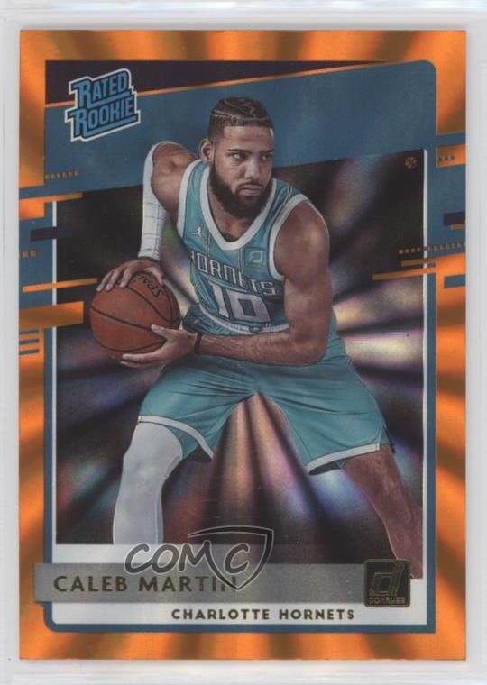 2020-21 Panini Donruss Rated Rookies Orange Laser Caleb Martin #212 0zc5