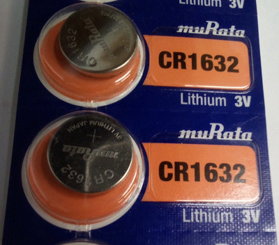 2 Murata CR1632 3V Lithium 1632 Batteries FRESH DATED 2029 - JAPAN MADE