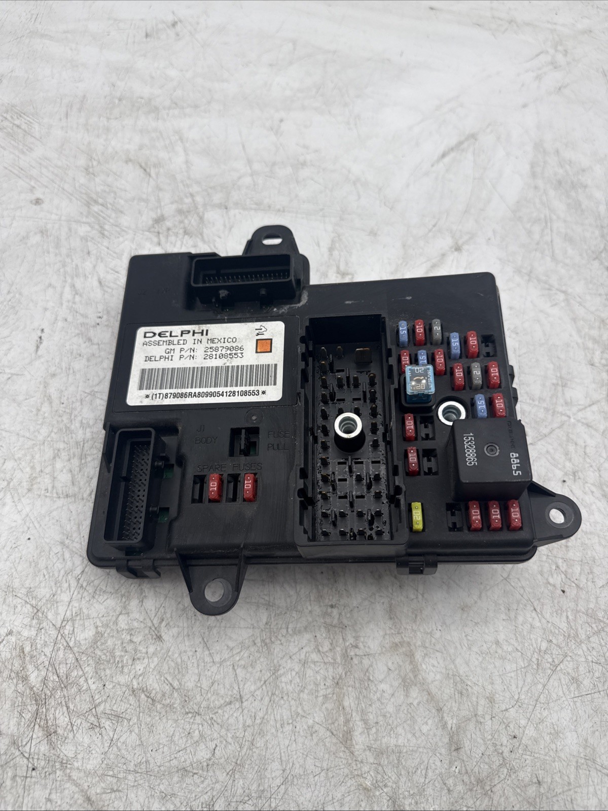 05-13 CHEVROLET CORVETTE C6 BODY CONTROL MODULE FUSE BOX BCM OEM