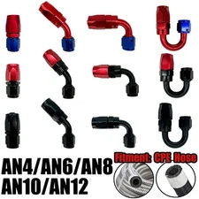 AN4/AN6/AN8/AN10/AN12 CPE Swivel Hose End Fitting Adapter Oil/Fuel/Gas Hose Line