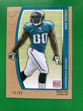 Mike Thomas 2009 Topps Unique Bronze Parallel Rookie RC Card #173 LTD #33/99. rookie card picture