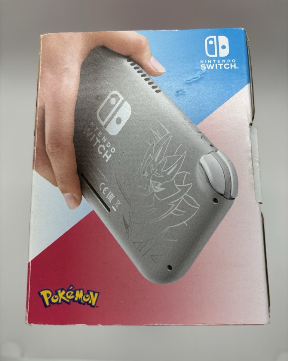 Nintendo Switch Lite POKEMON Zacian and Zamazenta Edition BOX ONLY