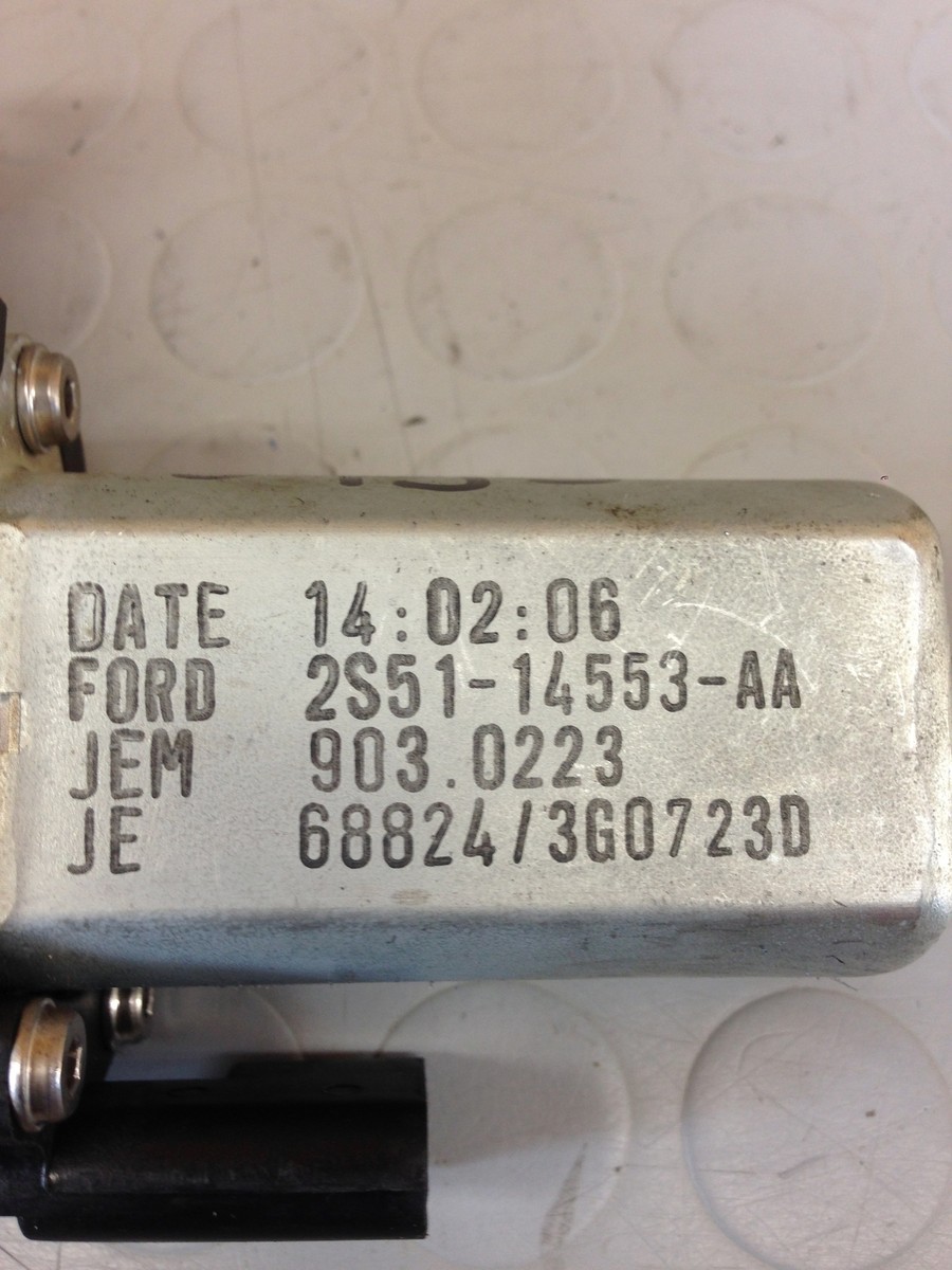 Anteriore Destro Finestra Regolatore Motore 2S51-14553-AA 1218655 per Ford Fiesta MK6 3 Porte 2002-2005 2006 2007 2008 Motore alzacristallo Elettrico