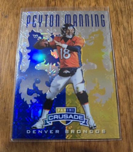 2013 Peyton Manning #7 Crusade Blue Football Card (Panini)