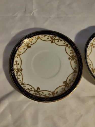 Atemberaubende Noritake Untertassen Kobalt & Gold Top Zustand 5,5" - Bild 2 von 6