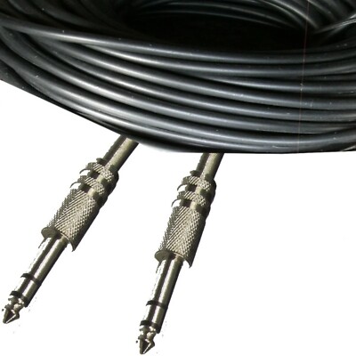 1,5m Audio Anschluß Kabel 6,3mm Klinke Klinken Stecker Klinkenkabel stereo Mikro