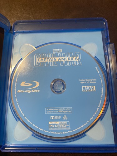 captain america civil war blu ray - Picture 3 of 4