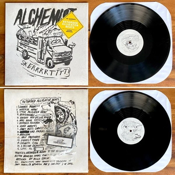 Alchemist Retarded Alligator Beats 12#034; Vinyl 2015 US Original LP ALC  Records eBay