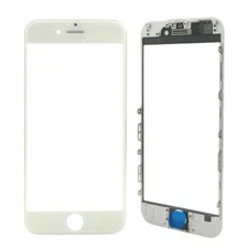 Touch Screen Lens Glass with Frame Black Replacement Part For iPhone 5 6 6s Plus