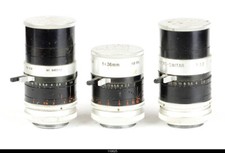 Macro Switar 1.4/36mm RX 1,3/12,5mm RX Switar 1,6/5,5mm H8 RX Bolex C Mount