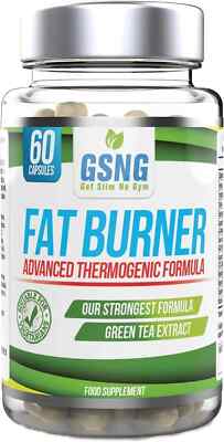 Fatburner Abnehmpillen Stoffwechsel Booster Appetitzügler 60 pflanzliche Kapseln