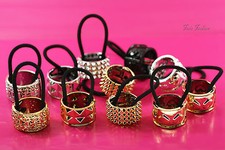 Haargummi Zopfhalter Haarband Haarring Pferdeschwanz Ponytail Haarschmuck A065