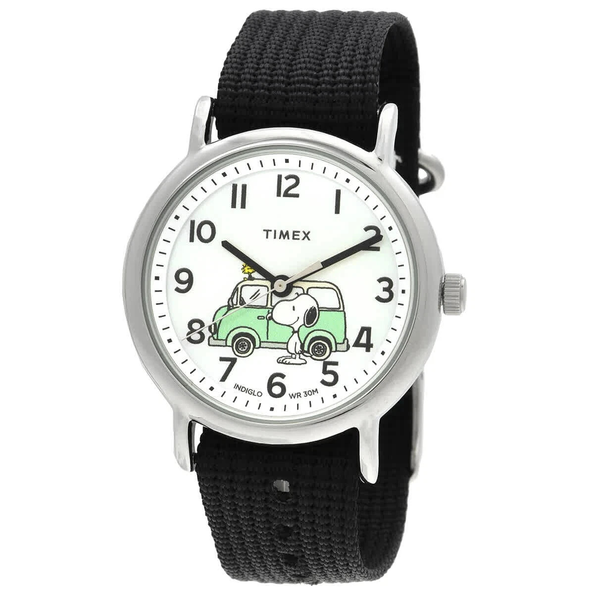 Timex TW2Y11800, Peanuts-Snoopy Weekender Watch, Nylon Strap