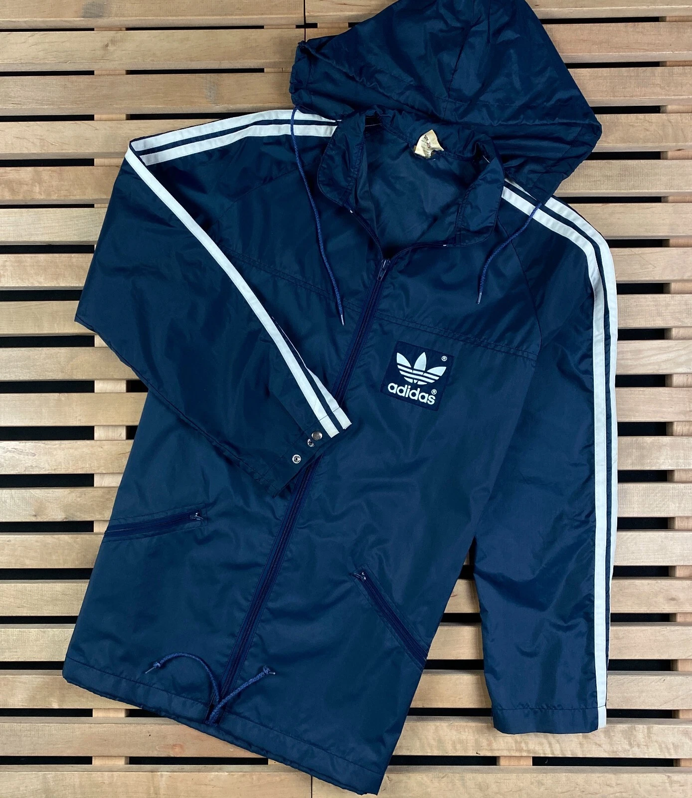 Mens Windbreaker Vintage Adidas Originals Size L