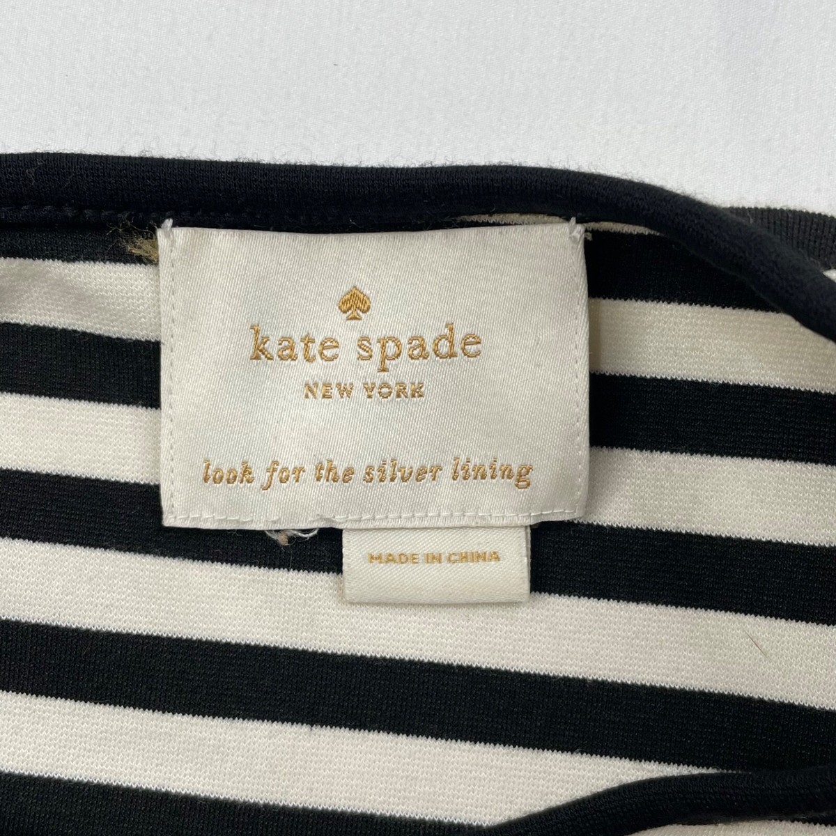 kate spade look for the silver lining dress Kate Spade White & Black Look for the Silver Lining Fit & Flare Pleated  Dress XS