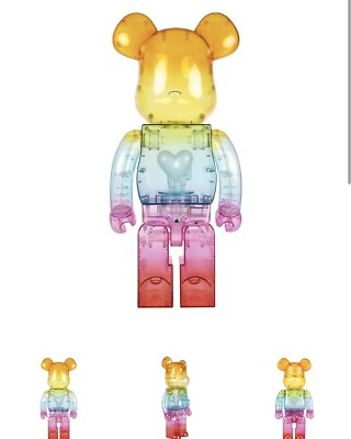 その他 BE@RBRICK - Emotionally Unavailable Gradient 1000% Bearbrick x Emotionally Unavailable Gradient Heart 1000