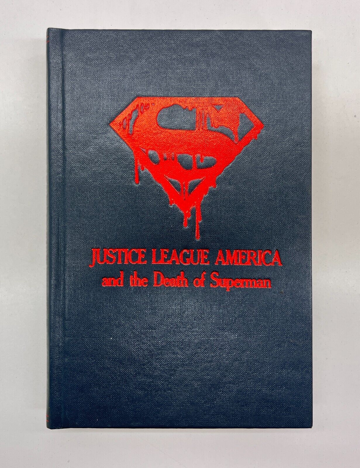 Justice League America and the Death of Superman Hard Cover book pre-Owner #88A