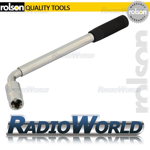 Rolson Extendable Wheel Nut Bolt Wrench Breaker Bar Brace 350 - 530 mm 17 19 1/2