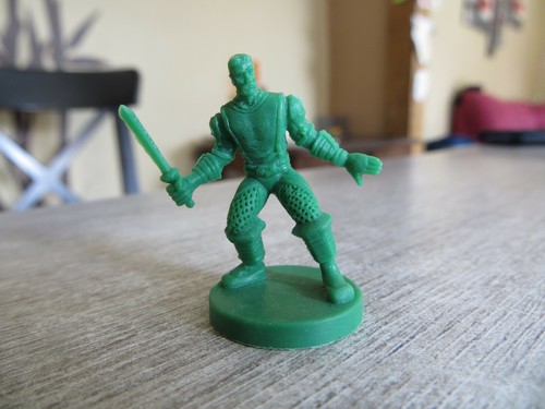 Figurine En Plastique World Of Warcraft - Vert - Pour Jeu De Plateau - Occasion