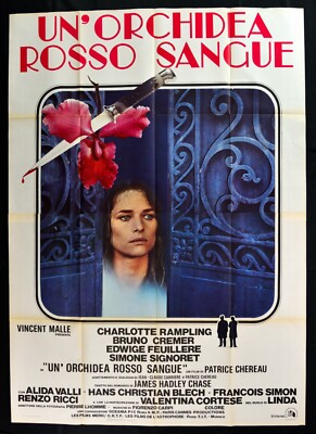 Plakat UN'ORCHIDEA Blutrot Rampling Signoret Cremer Chereau M303