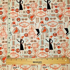 Disney Despicable Me 3 Minions Lucy cotton fabric 1 yd. 15 in. piece of fabric