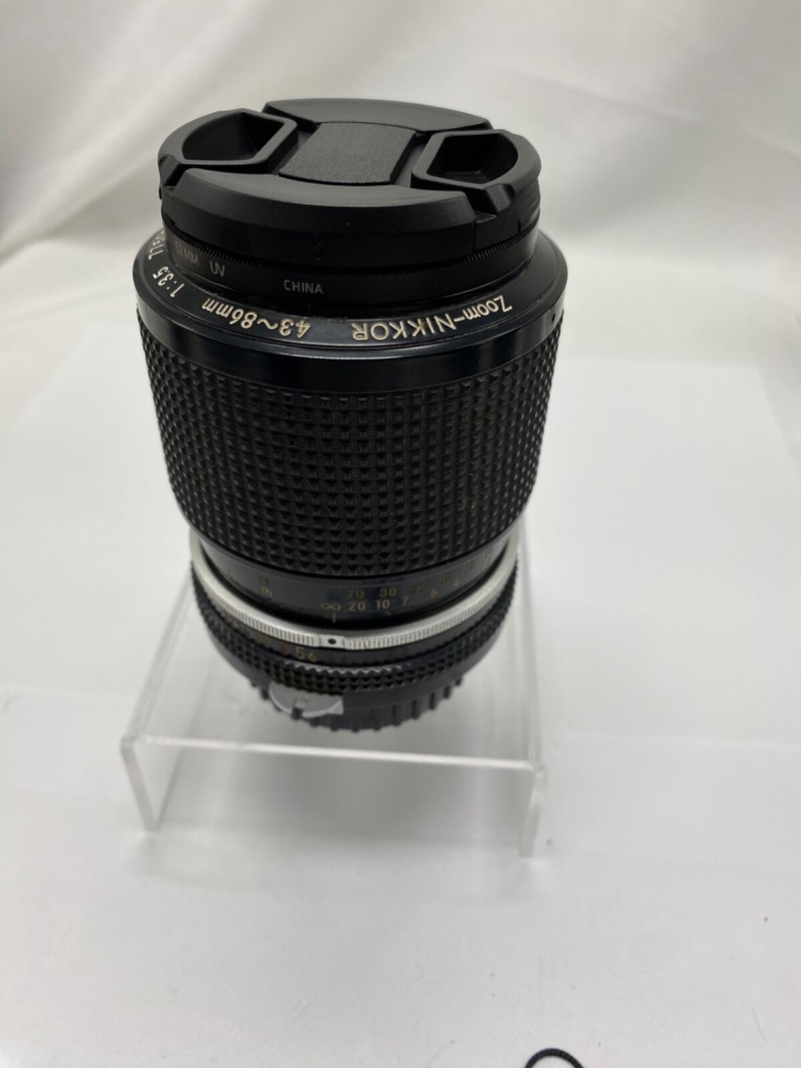Zoom-NIKKOR 43-86mm lens 1:3.5 NIKON NON-AI s/n 775006