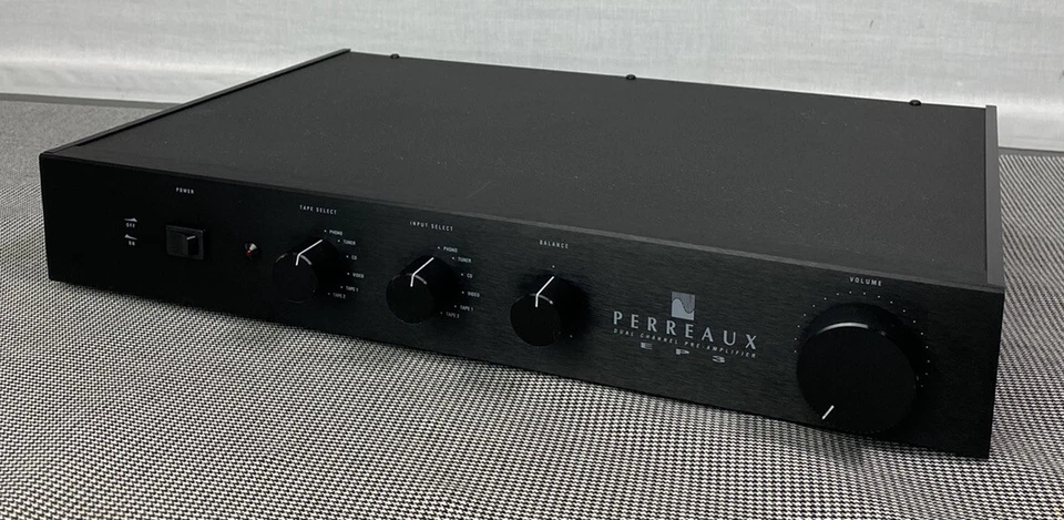 PREAMPLIFICADOR ESTÉREO PERREAUX EP-3 CAJA ORIGINAL con teléfono MM/MC - reparado probado Foto 3 de 4