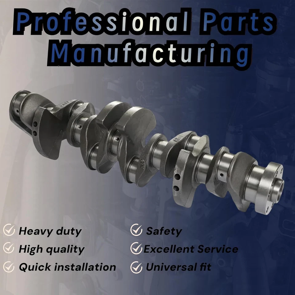 11212163665 Cigüeñal Motor BMW X5 X6 335i 435i 535i 640i 740Li 3.0L Turbo Foto 3 de 4