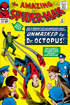 The Amazing Spider-Man Issue 12 Comic Book Poster Dr Octopus Un Masking