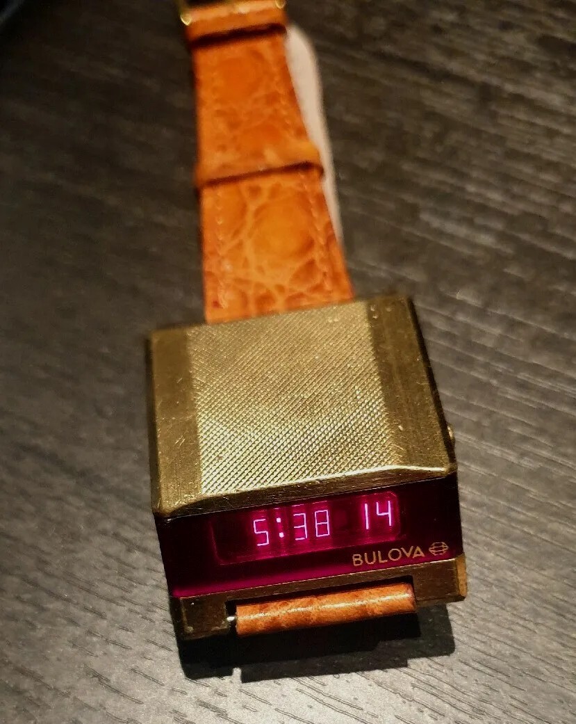 Orologio Watch Bulova Computron Led Vintage Bulova Watch 6 Digit. eBay