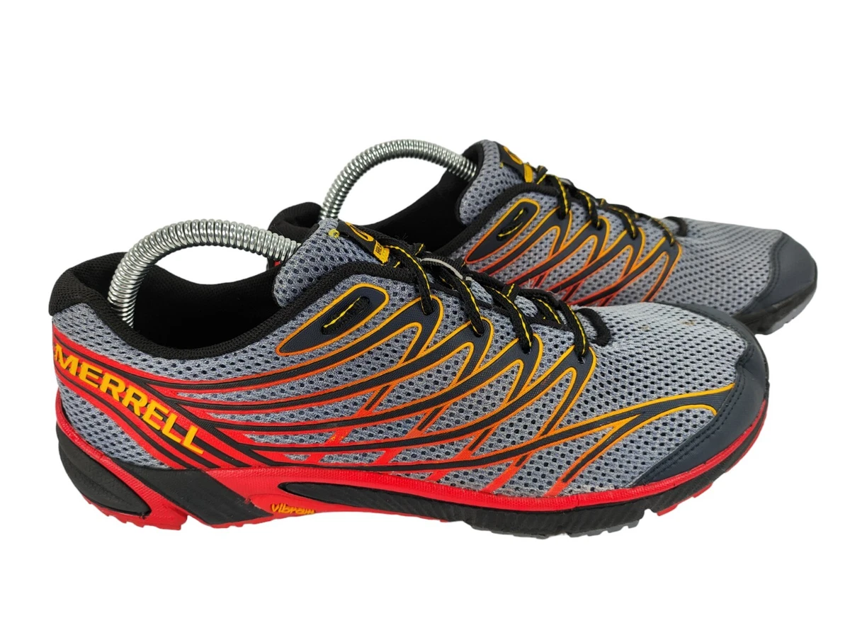 Merrell Bare Access 4 Shoes Men s US 9.5 Grey Trail Runners Hiking Vibram