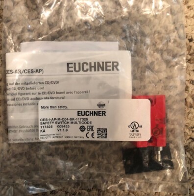 EUCHNER SAFTEY MULTICODE SWITCH CES-I-AP-M-C04-SK-117325 NEW PACKAGE USA STOCK