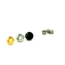 New Bvlgari Diagono Al38TA SD38 AI32TABlack/Silver/Gold Crown  Screw down Tube