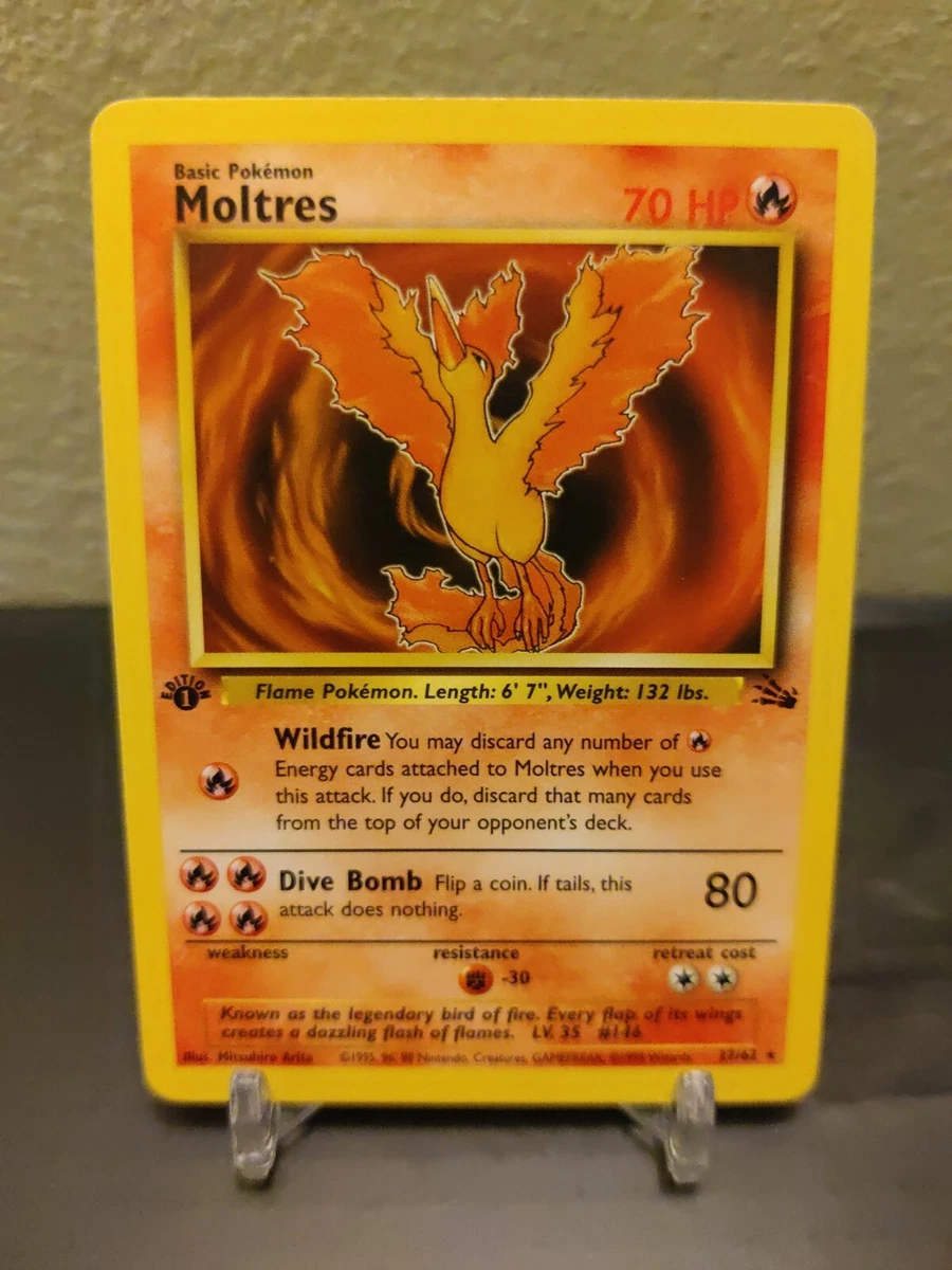  Pokemon - Moltres (27) - Fossil : Toys & Games