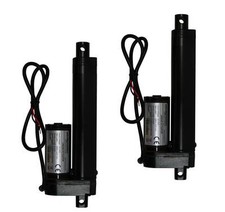 2 Pezzi Due Pezzi 4" 4 Pollici Attuatore Lineare Corsa 225 Lb Libbra Sollevamento 12V Volt DC 