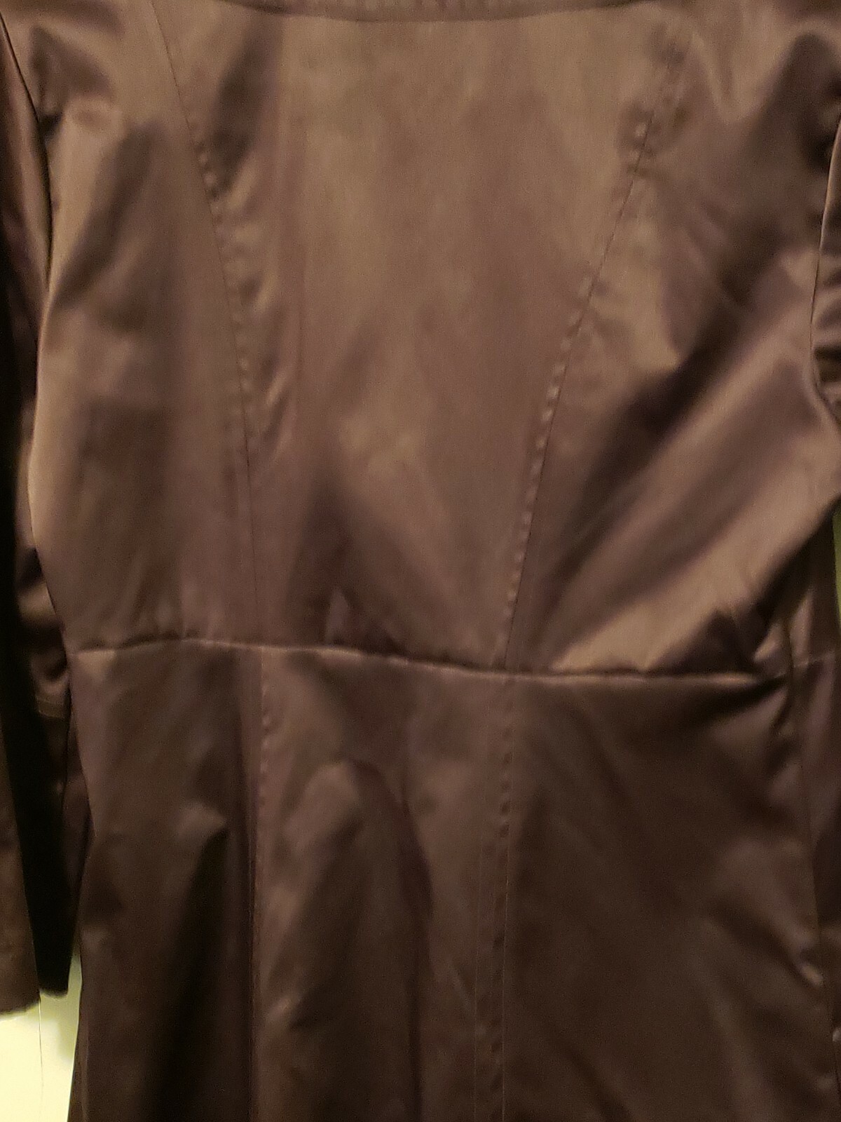 Size Small Button Front Jacket Bell Sleeve Plumb … - image 5