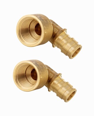 EFIELD 2 PCS Pex A  3/4''x3/4''  FEMALE NPT Elbow Expansion Fitting-F1960