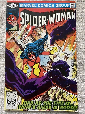 SPIDER-WOMAN #34 Cents Marvel Comics 1981 FN+VF-
