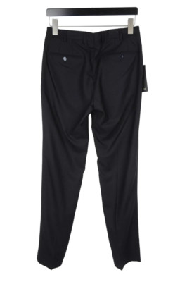 MASSIMO DUTTI Hose Herren US 30 Dünn Kariert Muster Zip Fly Taschen Formell