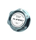 Bdc Gunmetal Huile Bouchon Réservoir Moteur Argenté Turbo Emblème Pour Toyota