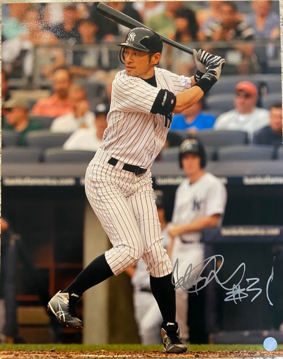 Ichiro Suzuki Signed auto New York Yankees16x20 Photo ICHIRO