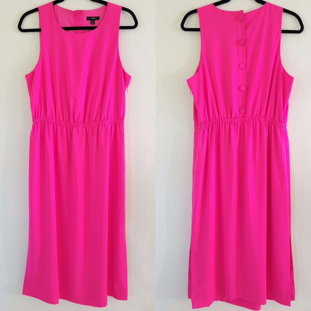 j crew button back midi dress Button-back Midi Dress For Women
