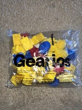 Vintage 90's Tupperware GEARIOS Set 40 Pc Building Blocks Gears Kids Toys