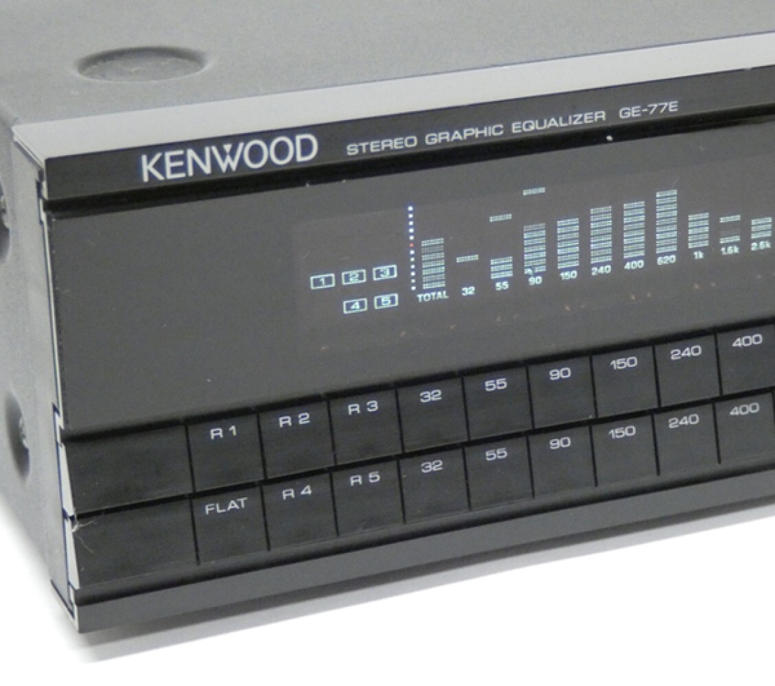 KENWOOD GE-77E 14-Band Stereo Graphic Equalizer 2ch Spectrum KENWOOD GE-77E 14-Band Stereo Graphic Equalizer 2ch Spectrum
