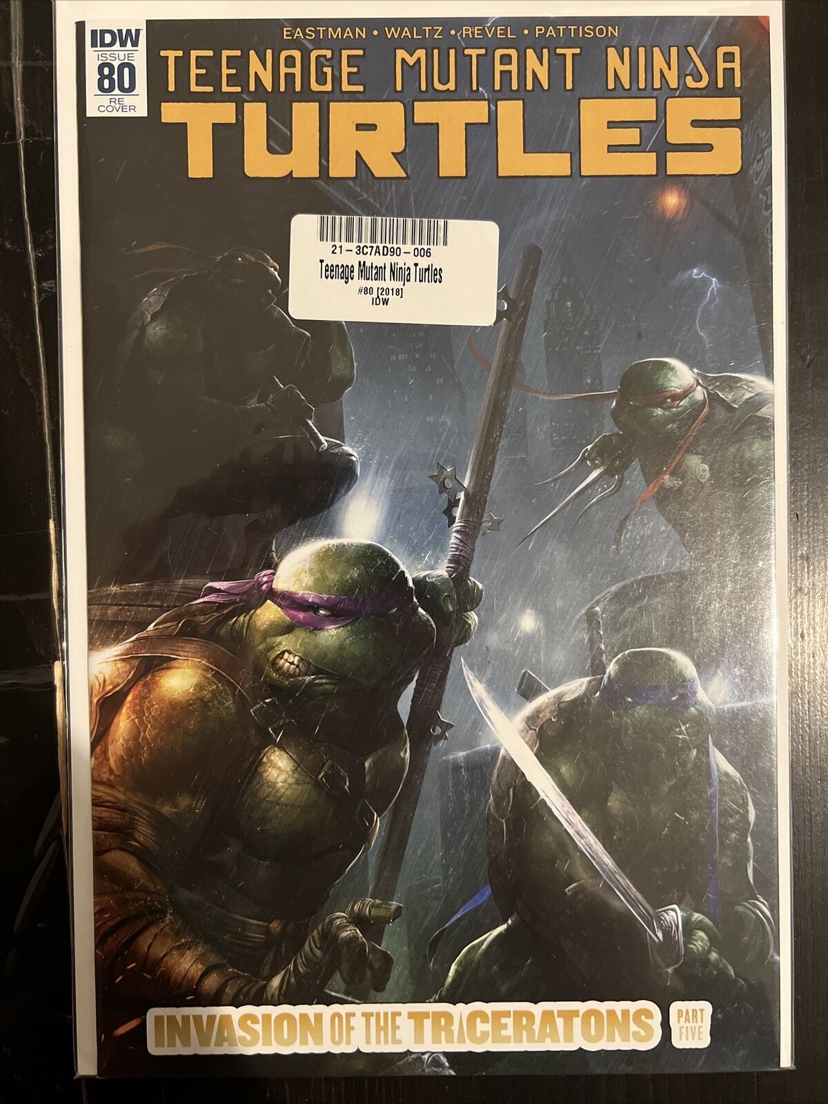 Teenage Mutant Ninja Turtles #80 (IDW 2018) VF RE Variant TMNT