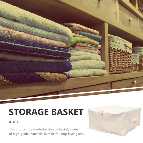 Fabric Storage Box Clothe Bin Closet Bins with Lids Garment Boxes - Picture 7 of 12