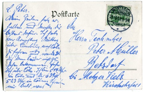 AK Montabaur,Westerwald,Privathäuser 1909 - Picture 2 of 2