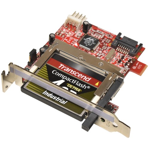 Addonics ADSACF-7MS Compact Flash Card Reader + 4GB CF Card + 2x Cable LP - Picture 3 of 7