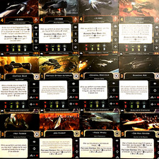 Star Wars X-Wing Miniatures 2.0 Character Pilot Card Singles CIS Empire FO Scum